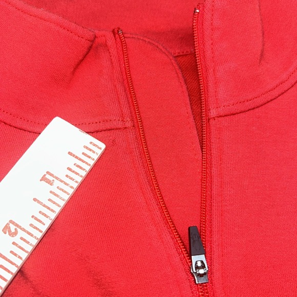 Spyder Men's Large Red Quarter Zip Pullover Outdoors Fishing Lightweight - Picture 9 of 9